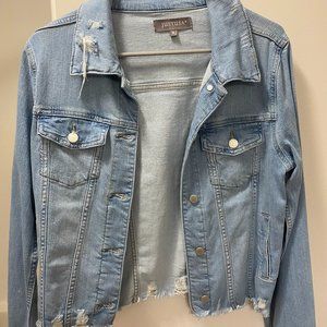 Stitch Fix Just USA Distressed Denim Jacket